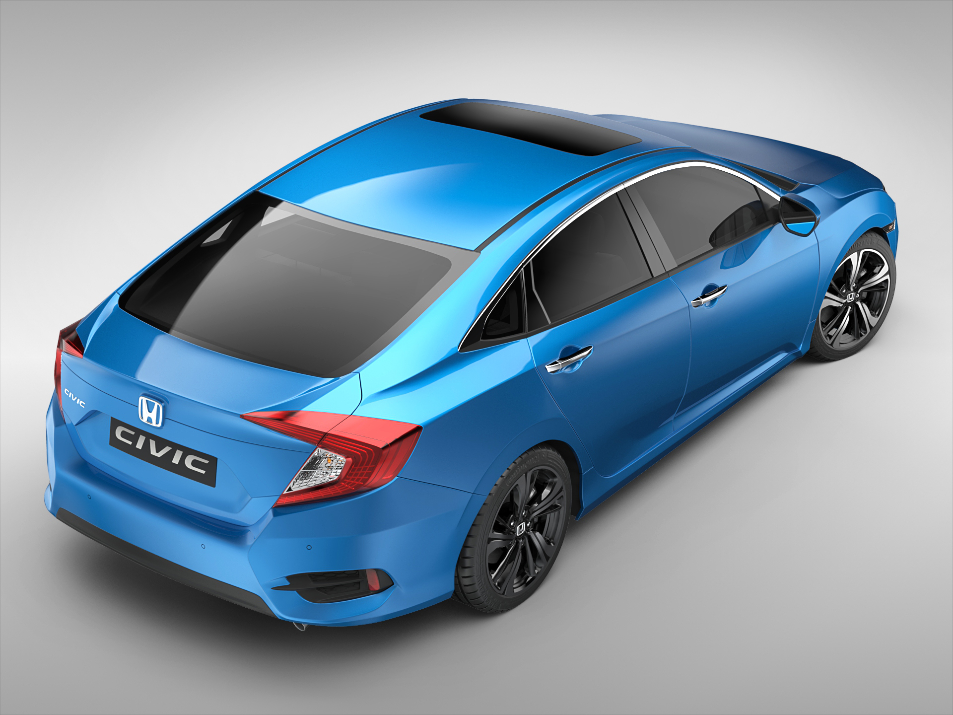 本田思域(2017)3d模型