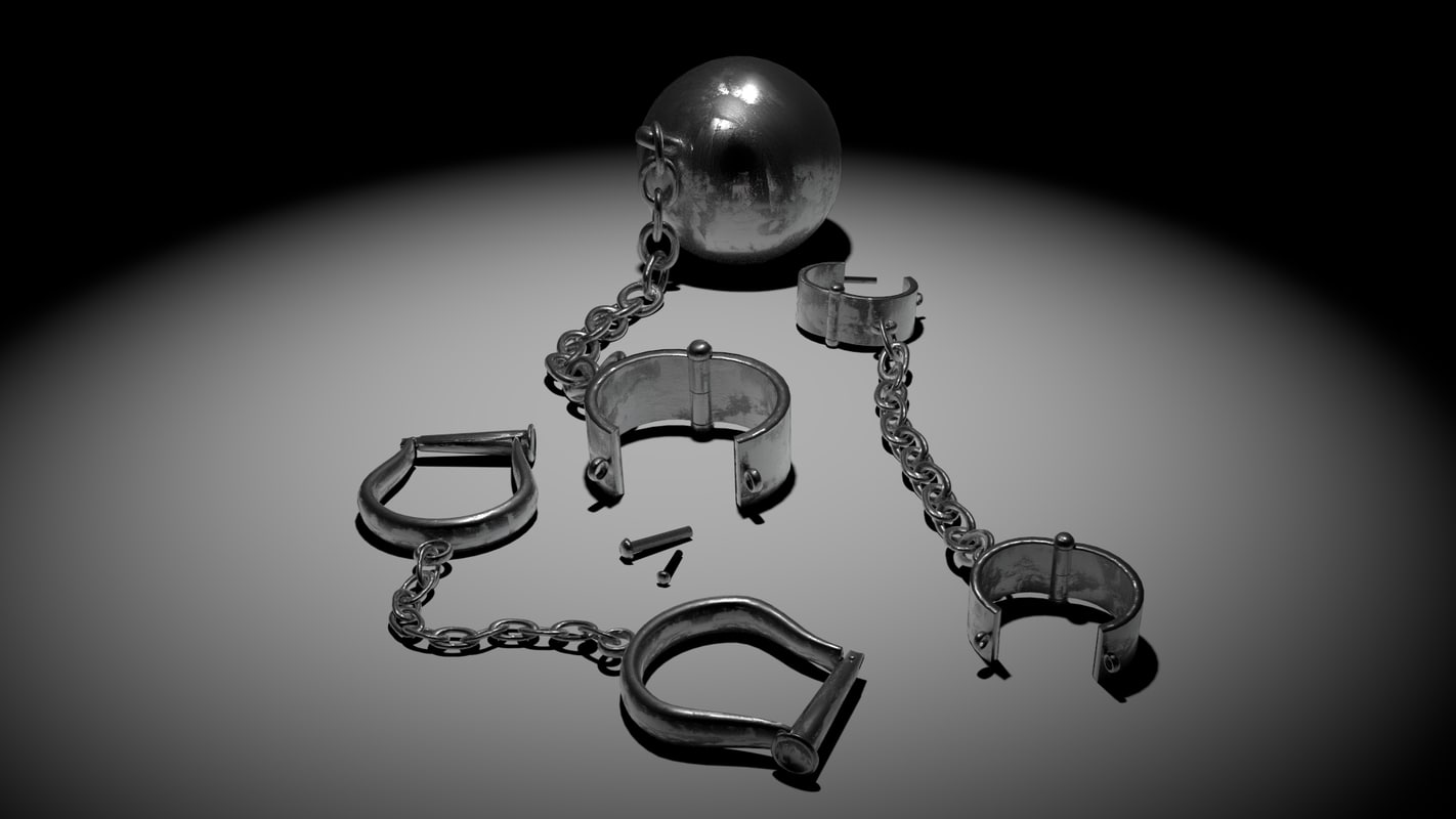 Medieval Shackles 3d Obj