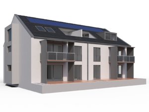 modern appartment house 3d max