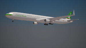 3d model cathay pacific 777 9x