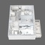 3d lighting floor plan scene model
