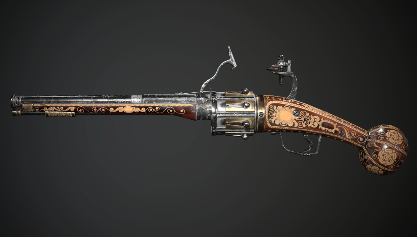 flintlock revolver max