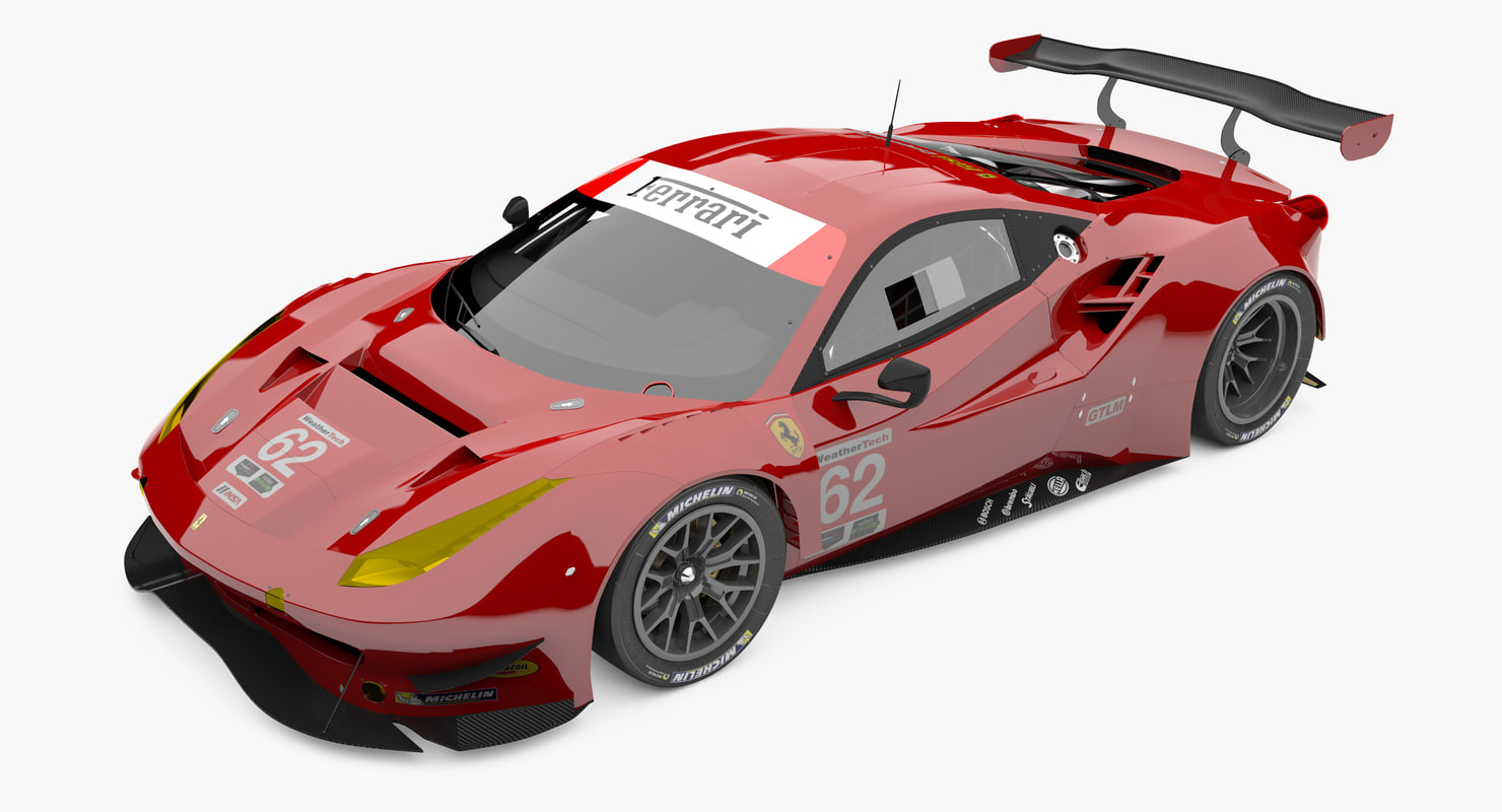 ferrari 488 3d model