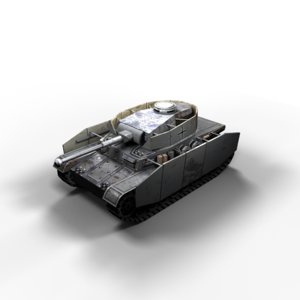 panzer iv tanks j 3d max