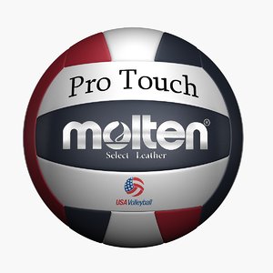 volleyball ball 3d model