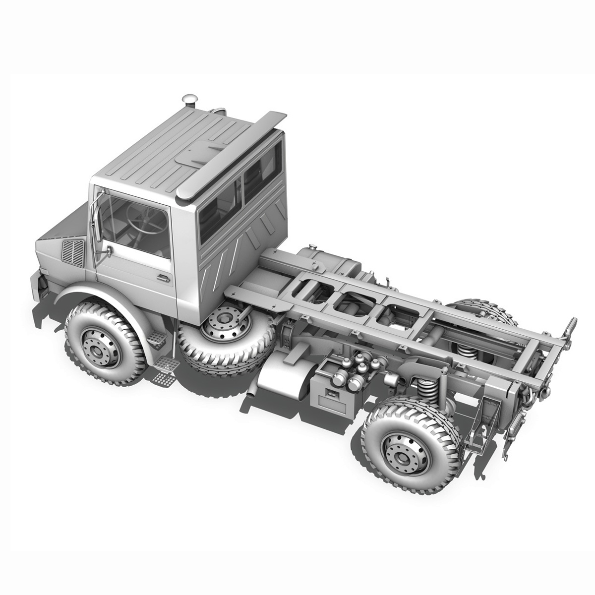 - unimog mercedes 3d model