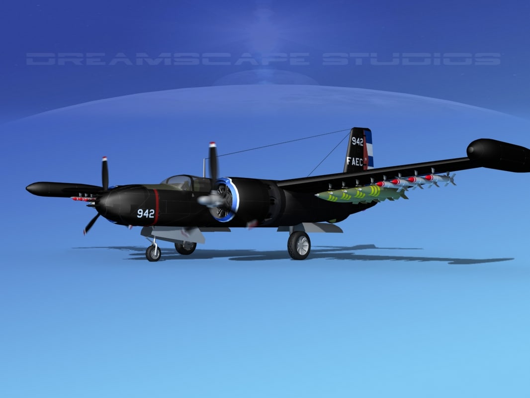 3d Douglas A 26k A 26 Bomber 3d douglas a 26k a 26 bomber