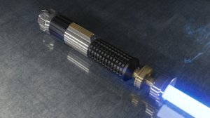3d star wars lightsaber model