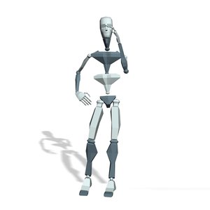Stand look and walking around