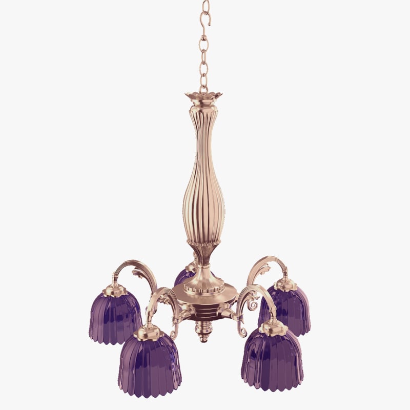 chandelier light 3d max