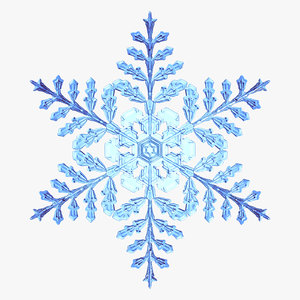 snowflake new 3d obj