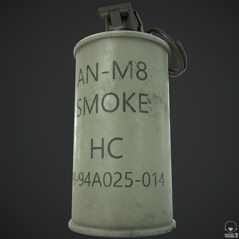 Max An M8 Smoke Grenade