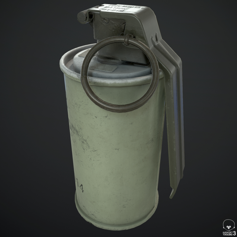 max an-m8 smoke grenade m8