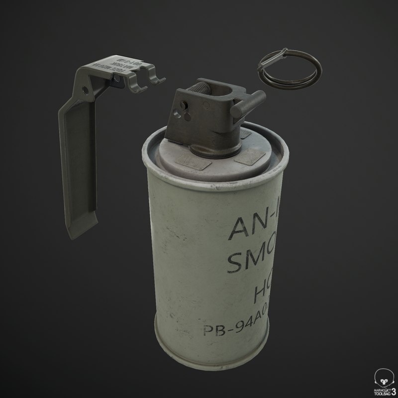 max an-m8 smoke grenade m8