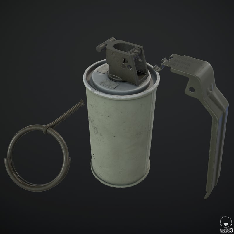 max an-m8 smoke grenade m8