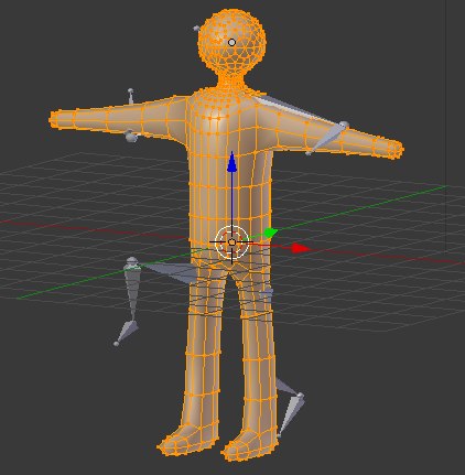 3d random stickman