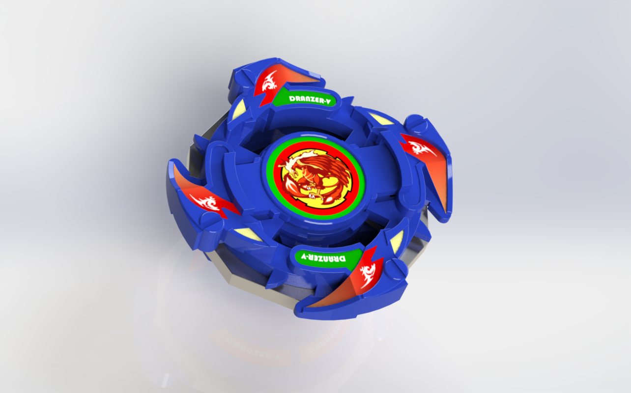 3d beyblade dranzer v model