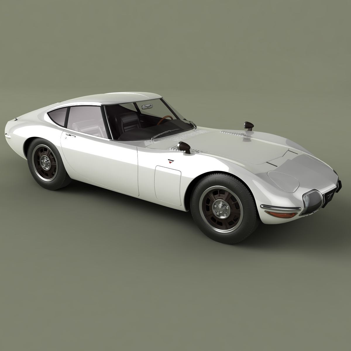 1967 toyota 2000gt 3d model
