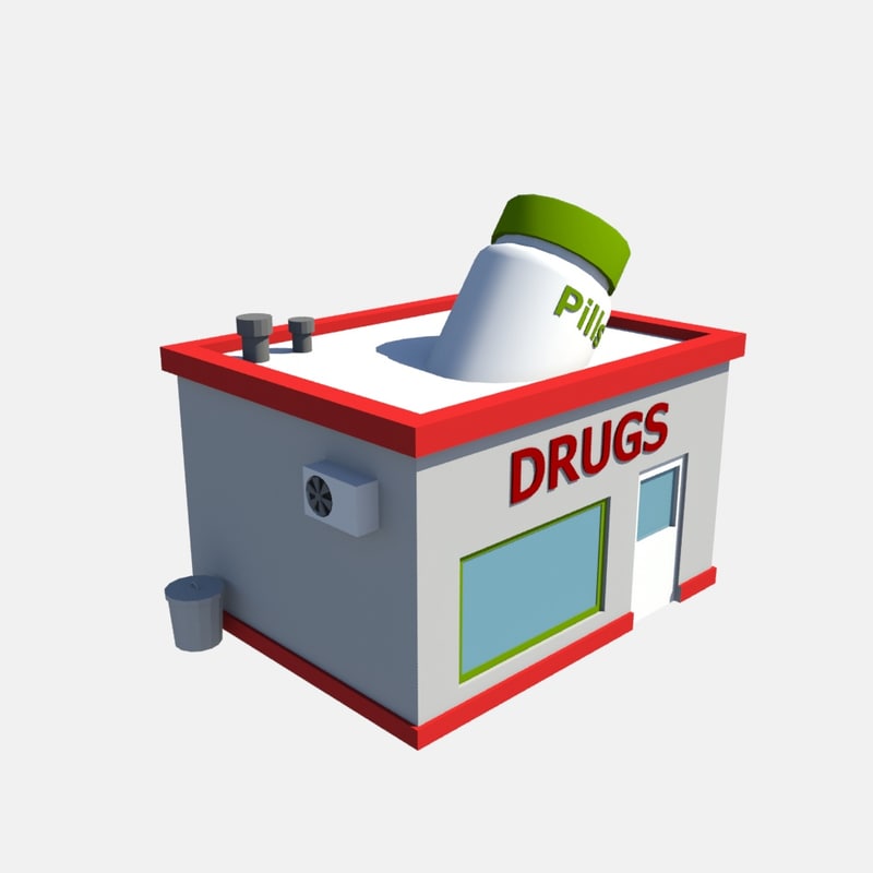 drug store 3d model