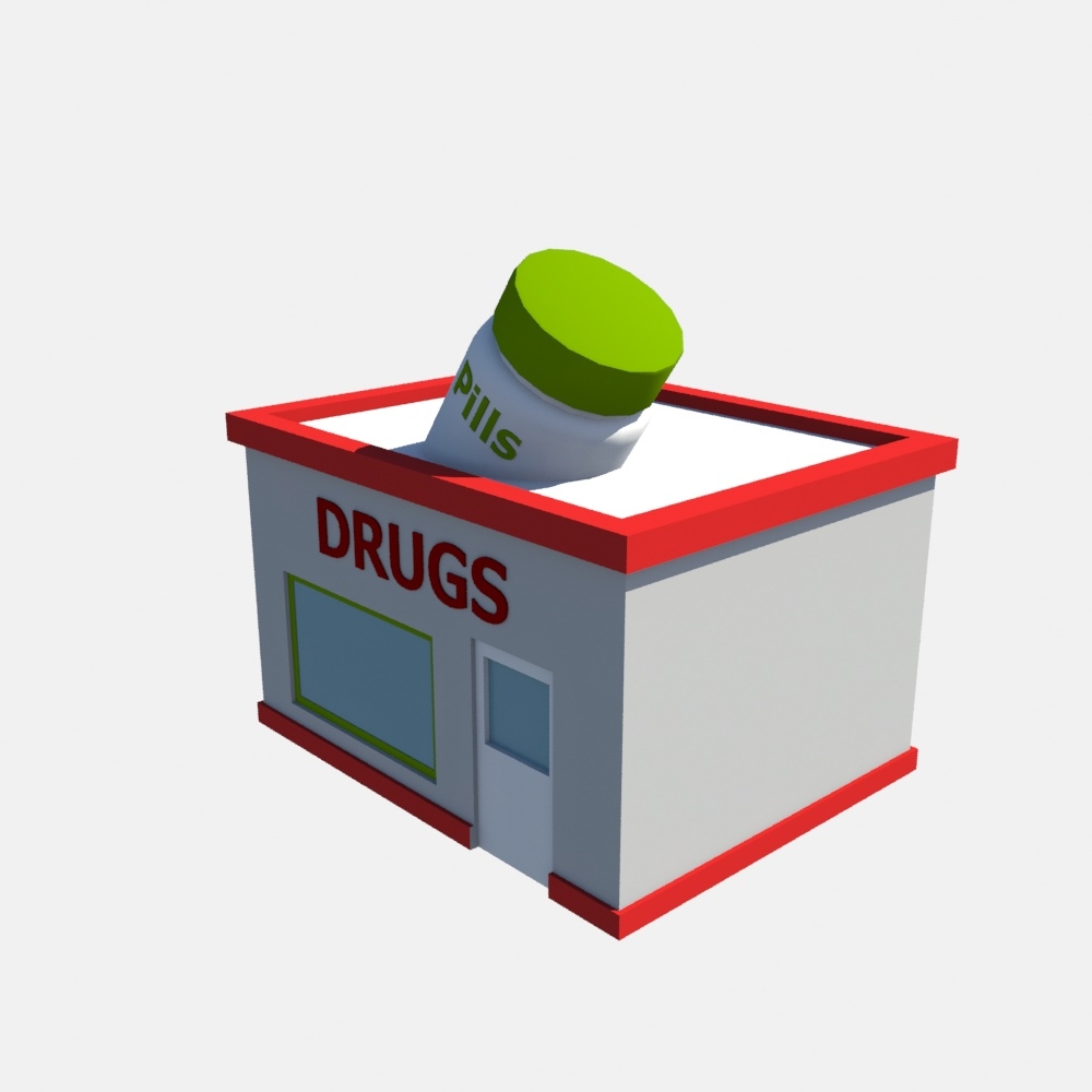 drug store 3d model