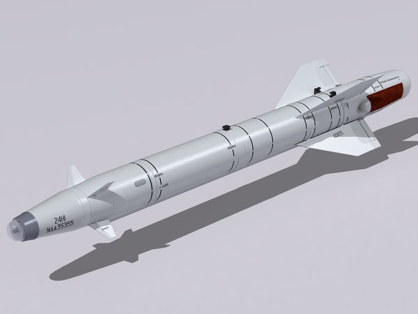 kh-25 missiles 3d max