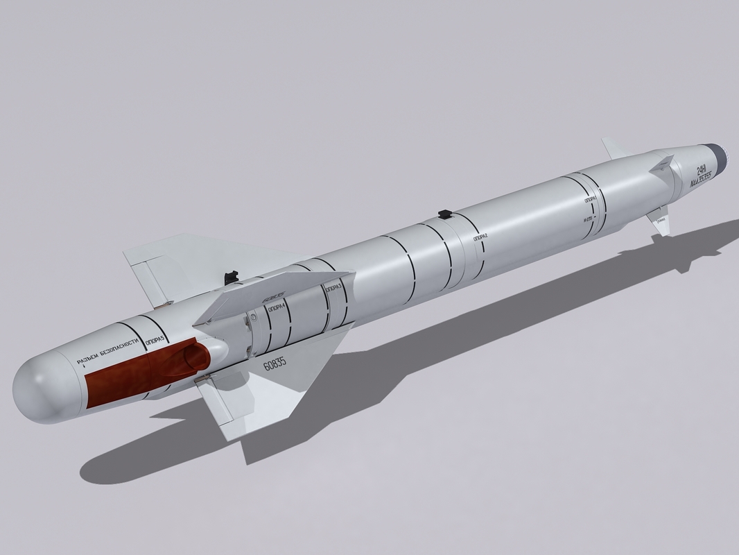 kh-25 missiles 3d max