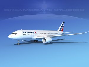 airbus a350-800 airfrance 3d model