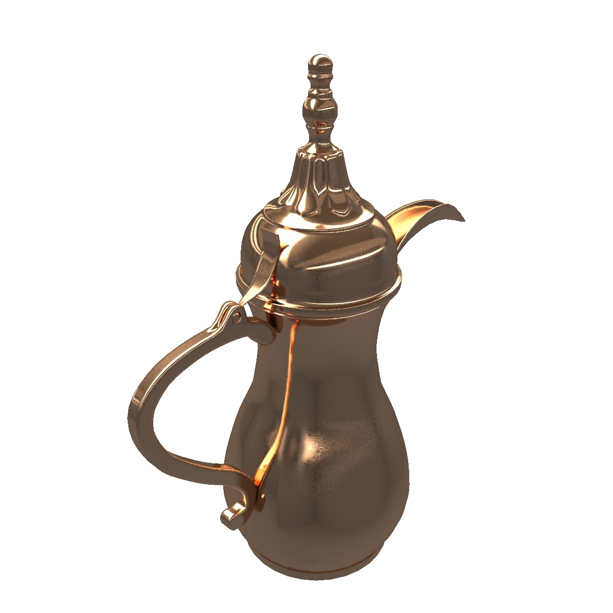 阿拉伯咖啡壶dallah3d模型