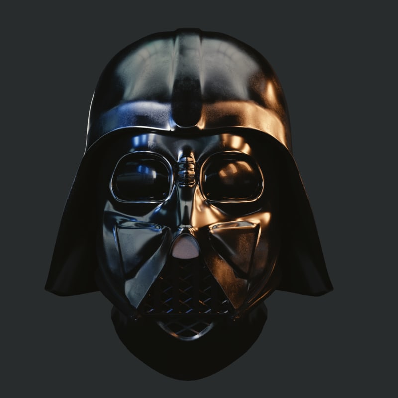 hyper realistic darth vader