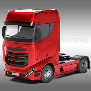 design generic truck trailer obj