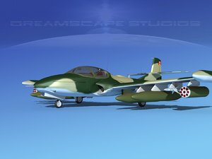 3d model cessna a-37 dragonfly