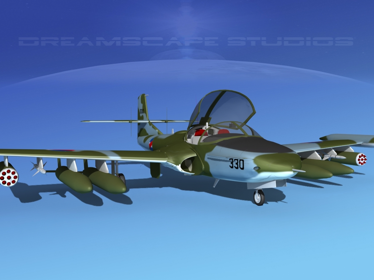 塞斯纳a-37b蜻蜓乌拉圭3d模型