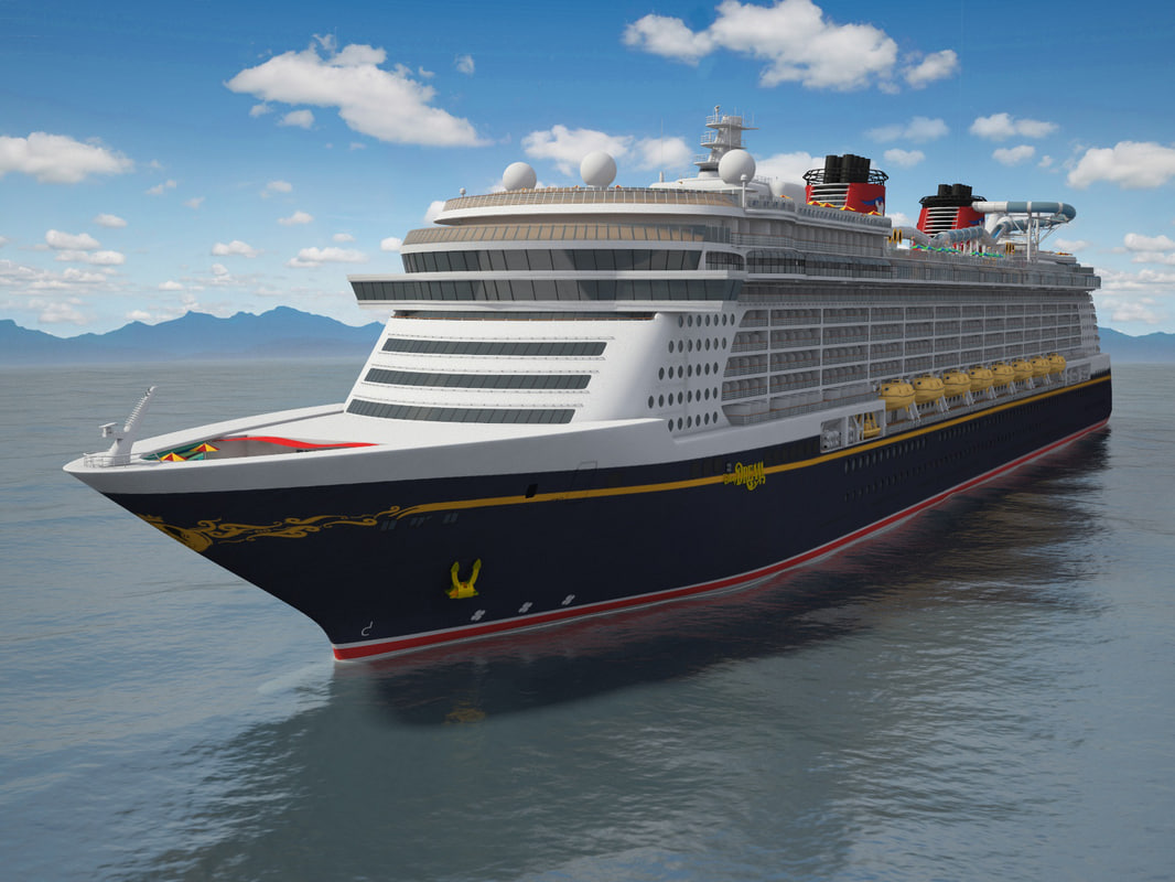 disney dream cruise 3d model