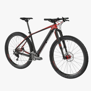 mtb hardtail bicycle cube 3d max