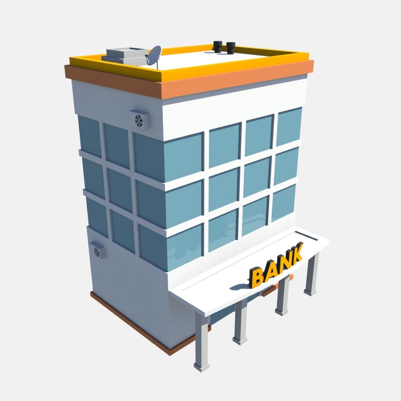 Bank 3d Model