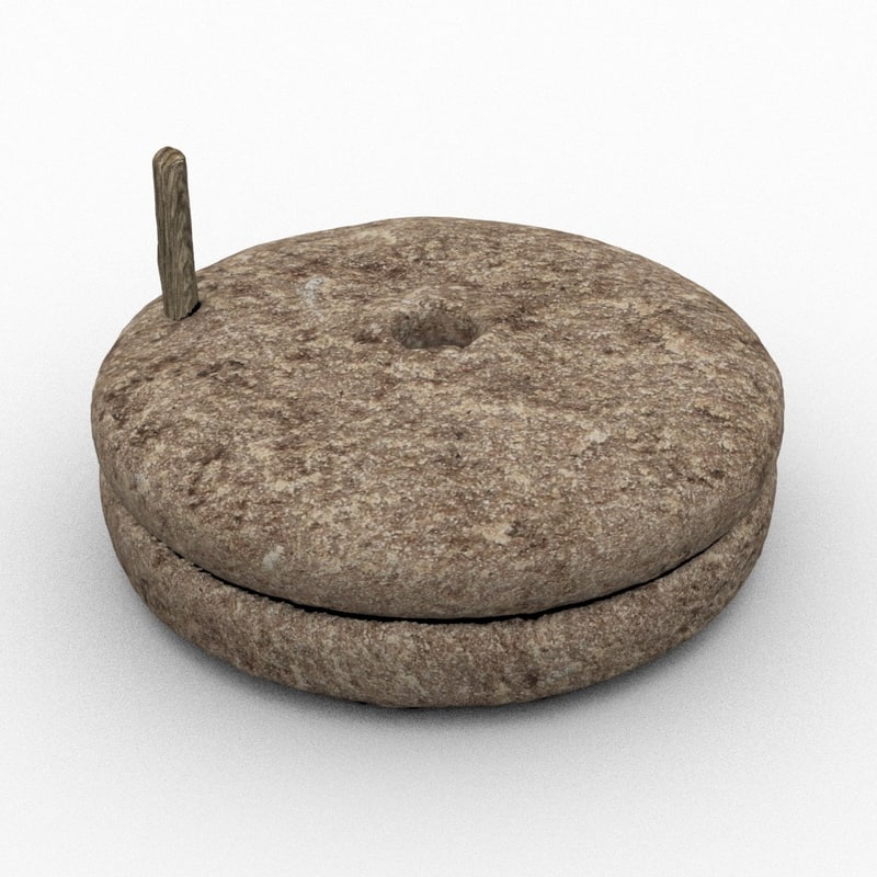 3d-medieval-grain-grinder