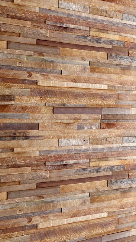 Mosaic Wood Panel Planks 3d Model
