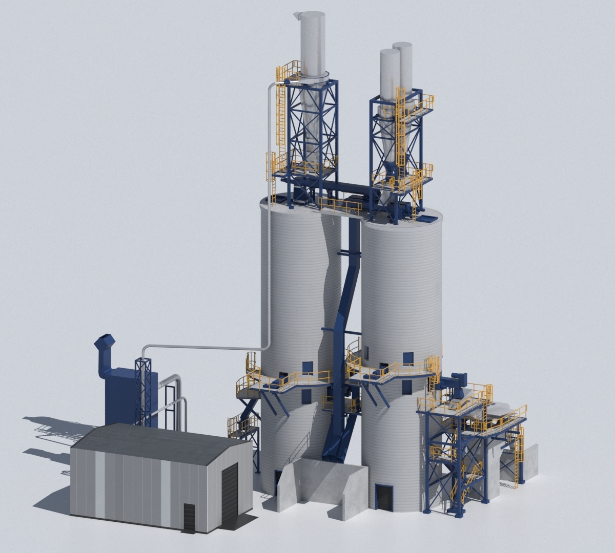 plant pipes 3d model