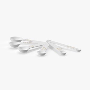 plastic measuring spoons 3d max