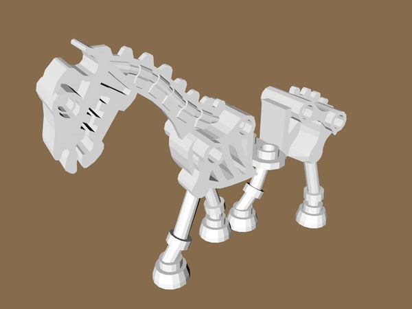 lego skeleton horse