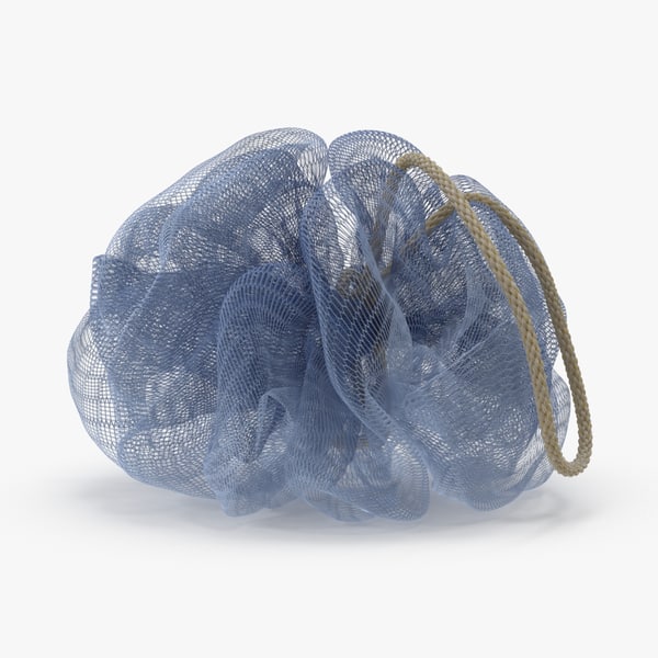 3d bath loofah