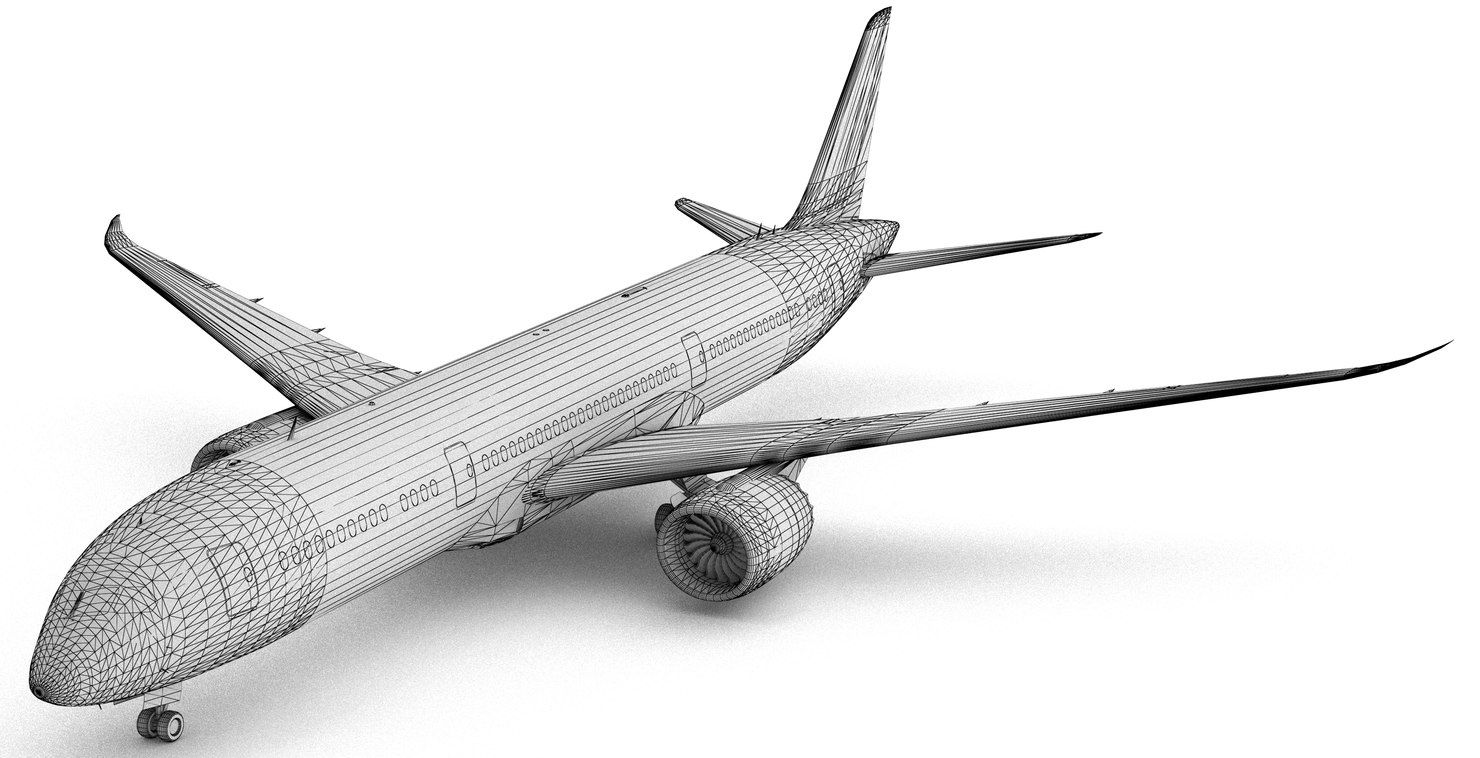 3d model boing 787-9 dreamliner