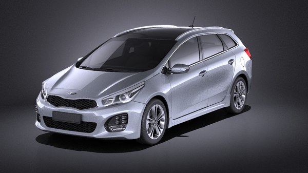 Modelo 3d Kia Ceed Sw Gt Line 17 Vray Turbosquid