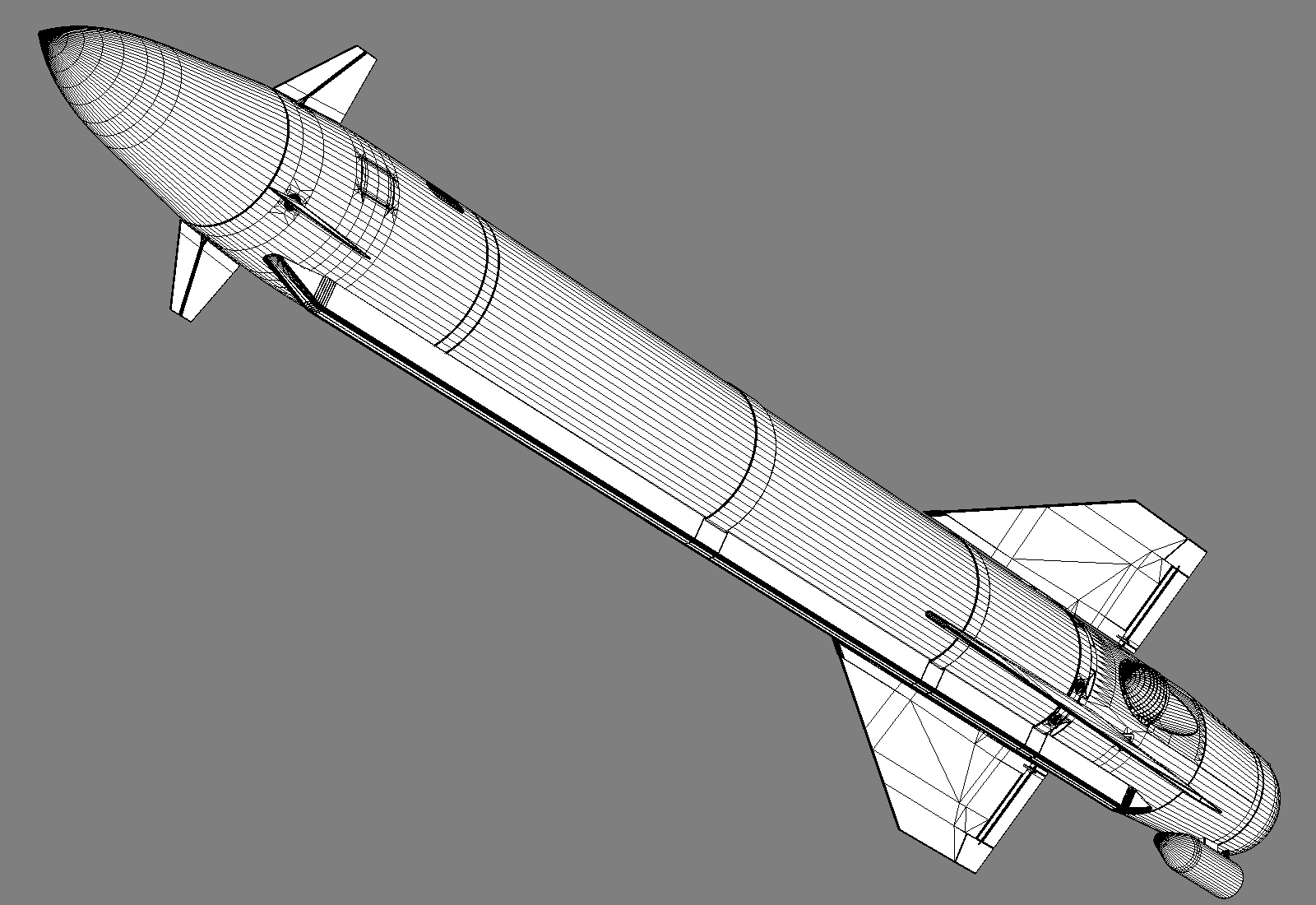 kh-25 missiles 3d max