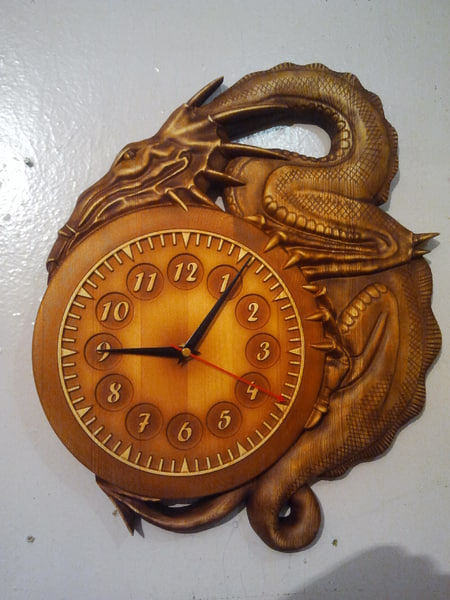 modelo 3d drago-reloj modelo 3D STL CNC - TurboSquid 1024176