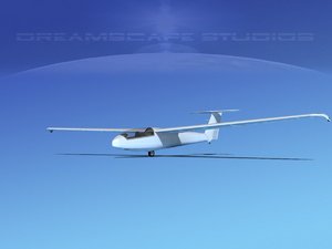 3d model letov sailplane