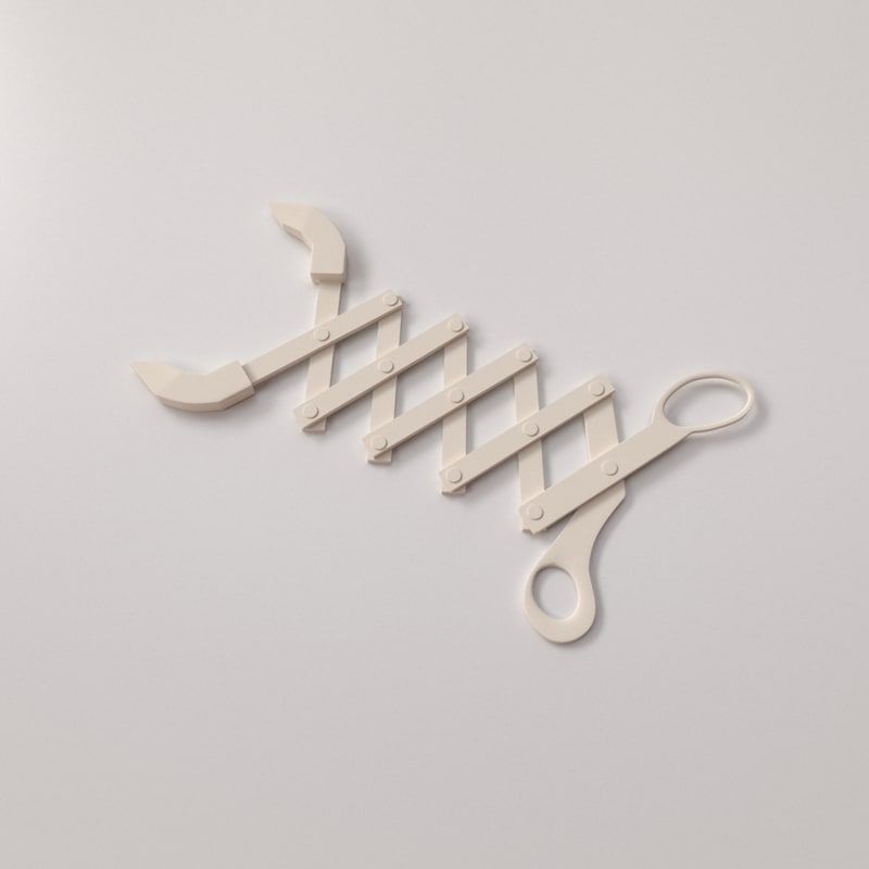scissor extension arm 3d model