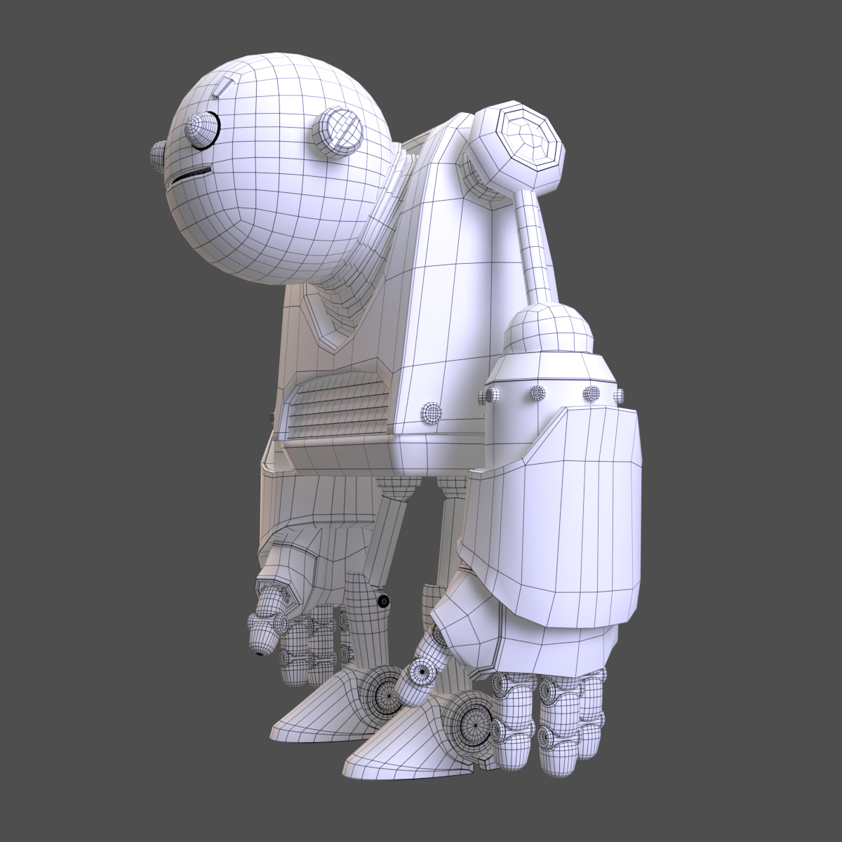 伤心机器人3d模型