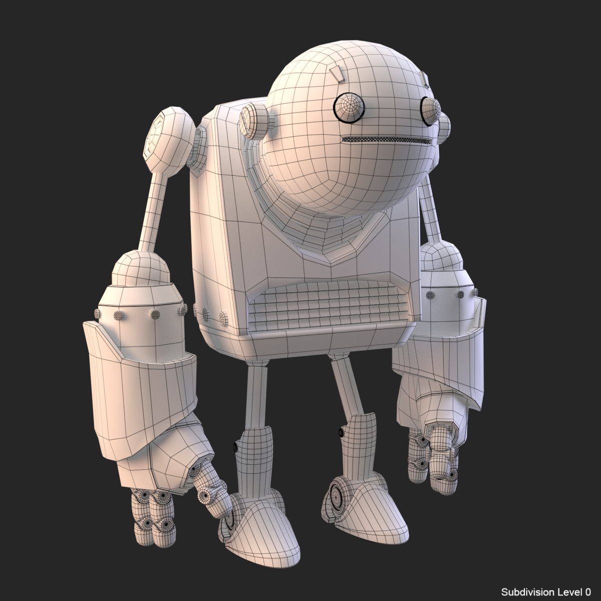 伤心机器人3d模型