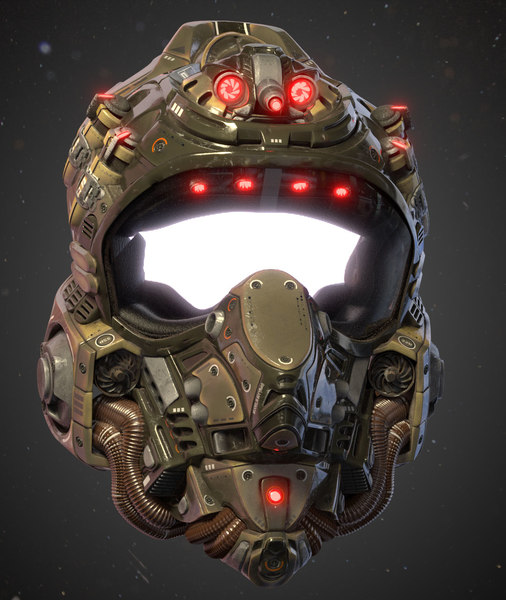 3d max pilot helmet